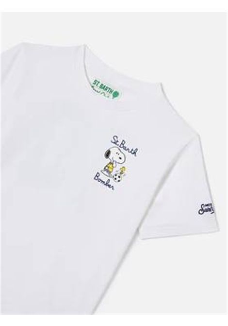 T-shirt cn stampa SAINT BARTH | PRL0001 PORTLAND JR02650L SNOOPY SB BOMBER 01N EM